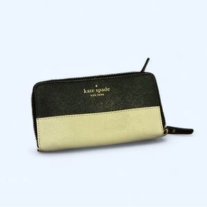 Kate Spade Black and Tan Wallet